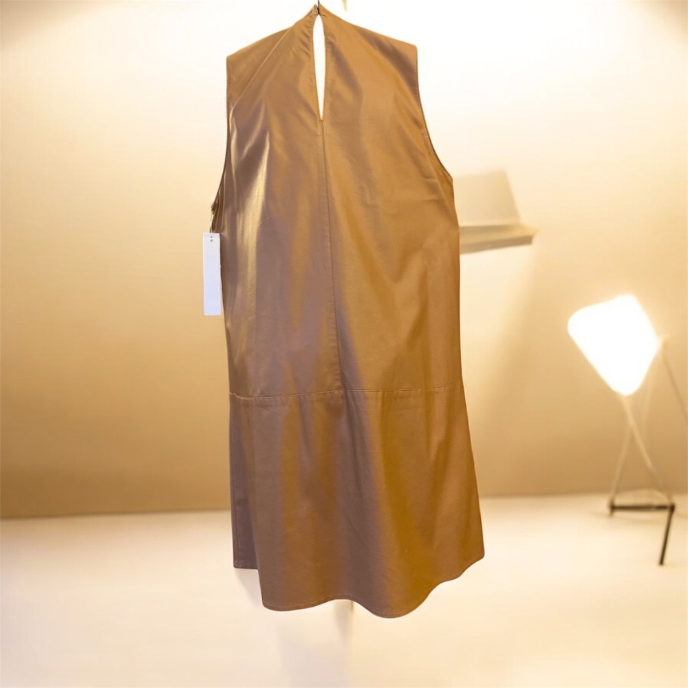 Aqua Design Faux Leather Dress - Picture 8 of 9